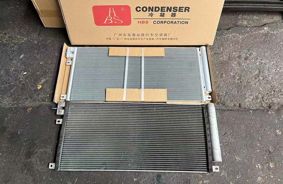 How to replace the car condenser