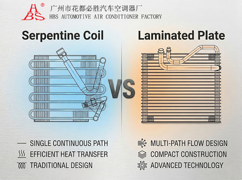 Serpentine or Laminated Evaporator? Automotive AC Selection Guide
